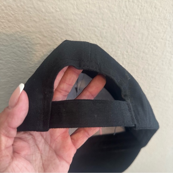 Disney Mickey Mouse Baseball Hat Black White Patch Embroidery - Adjustable Cap - Picture 5 of 6